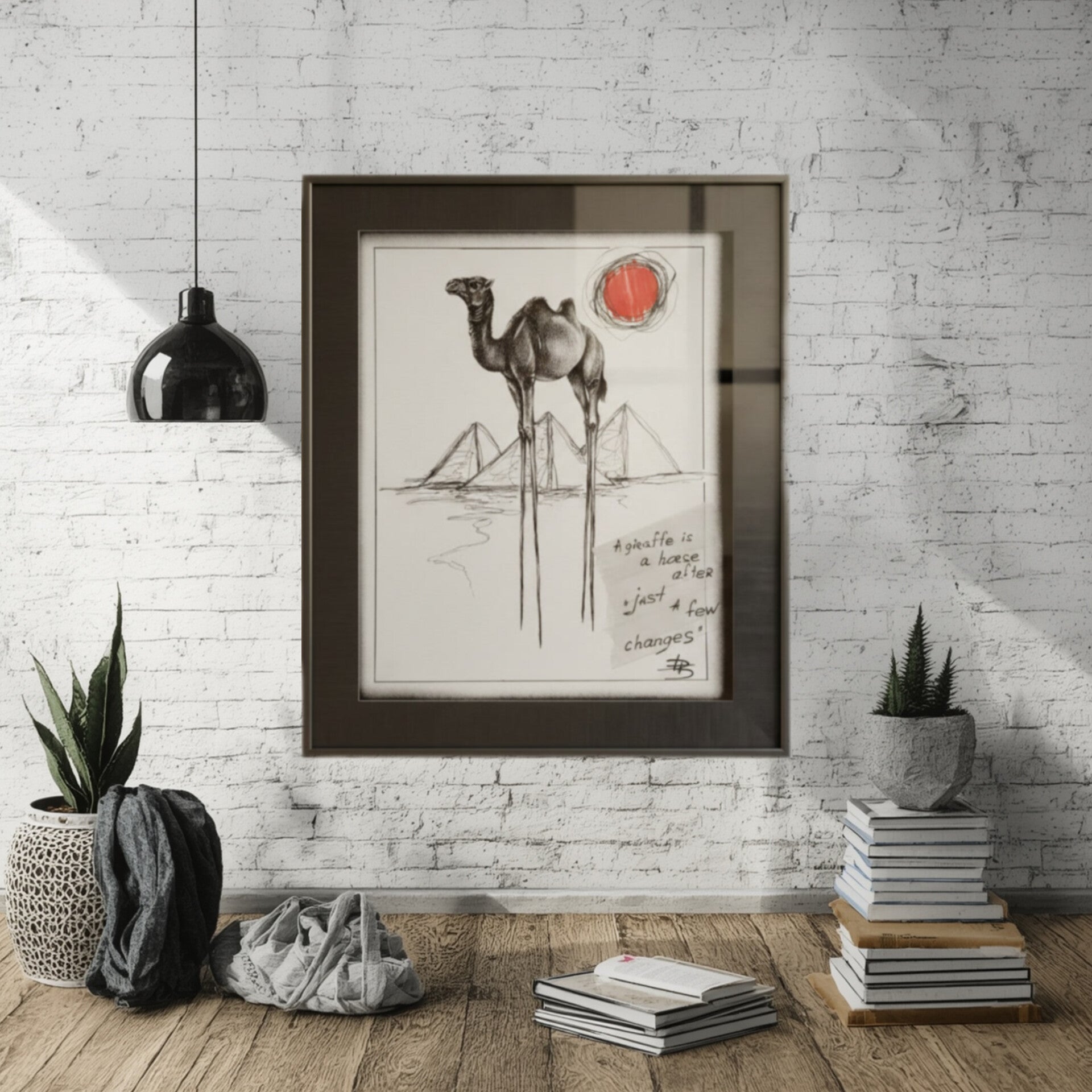Digital download poster▪️Giraffa ▪️ Original Conceptual Artwork